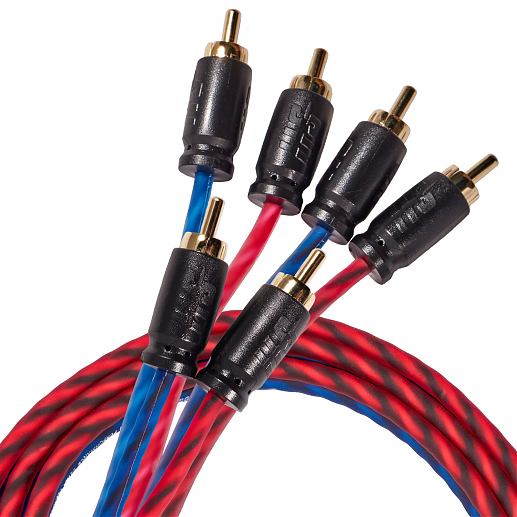 Межблочный 2RCA-4RCA кабель Headshot RCA-24-5-SS