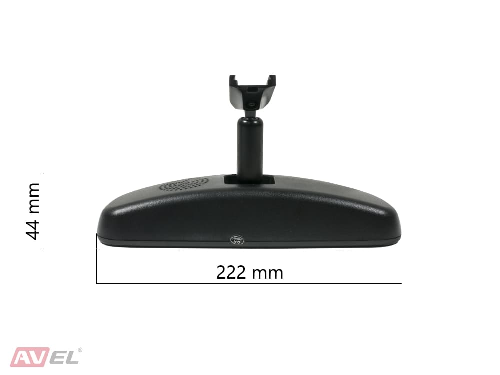 Зеркало заднего вида с монитором 4,3", AVS0390BM