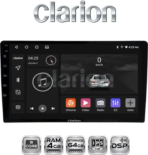 Автомобильная мультимедийная навигационная система CLARION GL-500 (6+128)9"