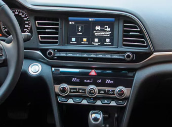 Рамка Incar RHY-FC314 для UMS HYUNDAI Elantra 2021+, 9" (Black Royal)