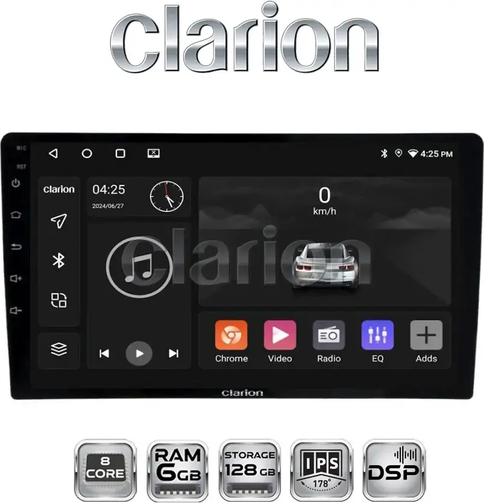 Автомобильная мультимедийная навигационная система CLARION GL-700 (8+256)9"