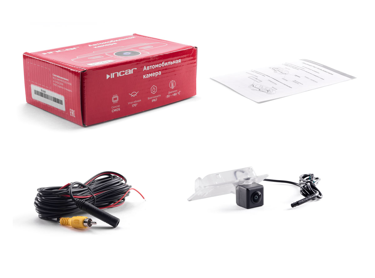 INCAR Camera /Hyundai Solaris II(17+), Elantra VI (15-20), I30(SW) (11-12), Kia Cerato III (13-20), Ceed(SW)(12-18)