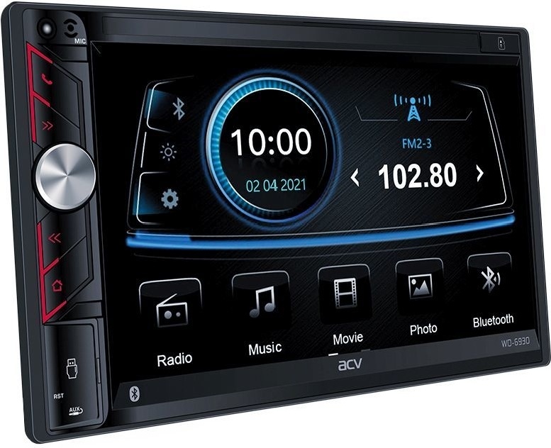 Автомагнитола ACV WD-6930 2din  EURO  6.9"